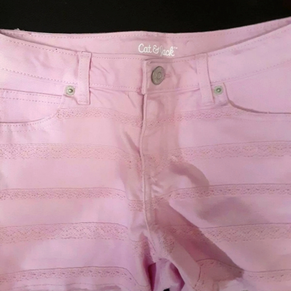 Girls sz. 10/12 Pink Cutoff Shorts. New no tags